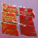 huy hiệu đại biểu cài áo giá rẻ, nơi nhận sản xuất huy hiệu lá cờ đảng, bán huy hiệu hội đồng