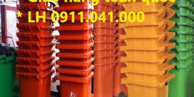 Thùng rác nhựa loại 120lit và 240lit-0911.041.000