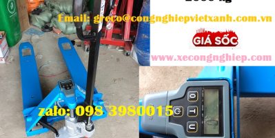 Xe nâng tay gắn cân 2000kg Eoslift-Germany