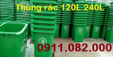 Nơi duy nhất cung cấp thùng rác giá rẻ- thùng rác 120L 240L 660L- lh 0911.082.000