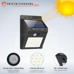 Đèn led chống trộm năng lượng mặt trờ