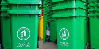 Bạc Liêu- Nơi phân phối thùng rác nhựa, thùng rác 120 lít 240 lít giá rẻ- lh 0911.082.000