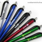 Bút bi in logo, hình ảnh công dụng mà nó đem lại