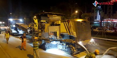 Dàn máy 80 tỉ từ tập đoàn Wirtgen Group làm đường Yên Phụ, Hà Nội