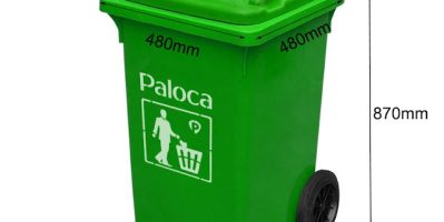 Thùng rác công nghiệp 90L thương hiệu PALOCA