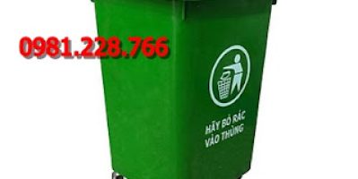 Thùng rác 60 lít thích hợp đặt ở những khu vực nào?
