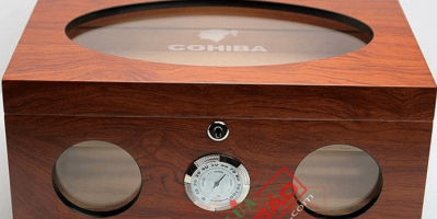 Tủ xì gà mini, hộp bảo quản giữ ẩm xì gà Cohiba H500