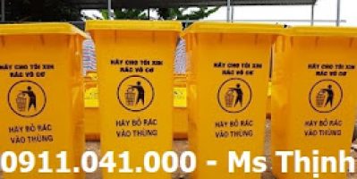 Thùng rác 240lit chất lượng tốt giá rẻ lh 0911.041.000