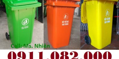 Cung cấp thùng rác công cộng giá rẻ tại Long an- thùng rác 120l 240L- lh 0911082000