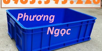 Thùng nhựa đặc HS003, sóng nhựa bít HS003, khay nhựa công nghiệp, hộp nhựa có nắp