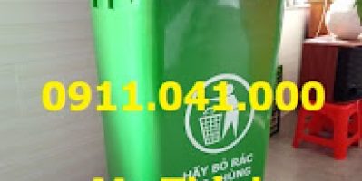 Thùng rác nhựa công nghiệp, công cộng