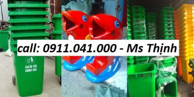 Giá thùng rác công cộng 240L – lh 0911.041.00 – ms thịnh