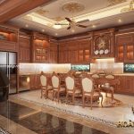 Khám phá xu hướng thiết kế phòng bếp tân cổ điển sang trọng hiện nay