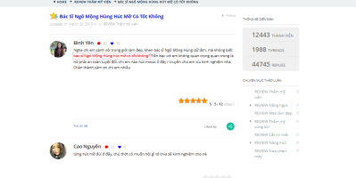 Thẩm mỹ viện Ngô Mộng Hùng nâng mũi S line có tốt không