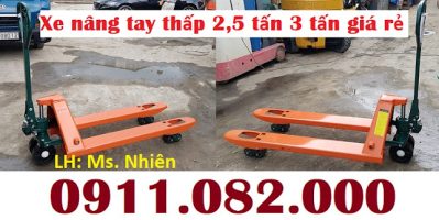 Công ty bán xe nâng tay 3 tấn giá rẻ tại an giang – lh 0911082000