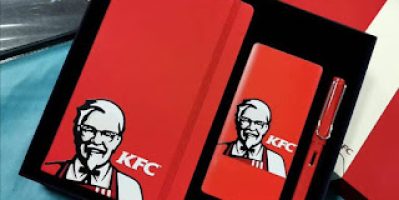 Sổ da bìa đẹp, ép nhũ Logo – Quà tặng doanh nghiệp Tết 2020