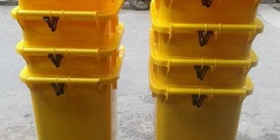 Thùng rác 120lit 240lit xe thu gom rác công cộng 660lit