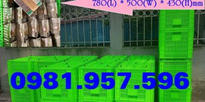 Sọt nhựa đựng thực phẩm, sọt kéo hàng nặng, sọt nhựa bánh xe