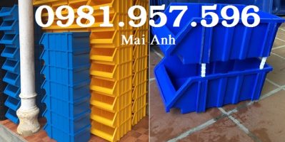 Khay linh kiện đại, khay linh kiện chống tầng, khay nhựa xếp chồng