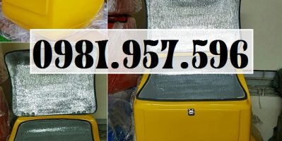 Thùng chở rác thải Y tế cho xe máy, thùng chở vật tư Y tế sau xe