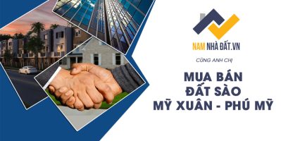 BÁN ĐẤT SÀO PHƯỜNG MỸ XUÂN