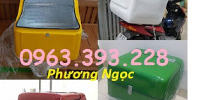 Thùng giao hàng composite loại trung, thùng chở hàng 51 x 52 x 60 cm, thùng ship hàng