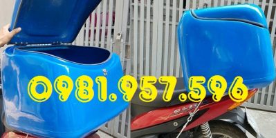 Thùng chở Fastfood sau xe máy, thùng giao hàng cho xe máy