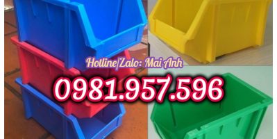 Khay nhựa chống tầng, hộp nhựa đựng linh kiện, khay nhựa A6