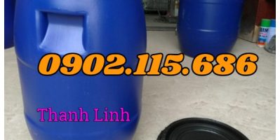 Thùng phuy nhựa 50 lít, thùng phuy nhựa nắp mở, thùng phuy nhựa HDPE.