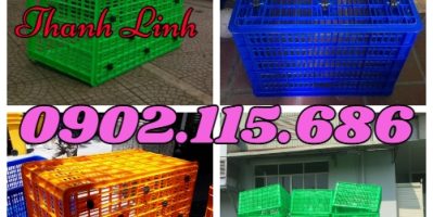 Sóng nhựa bánh xe, sọt 26 bánh xe, sọt nhựa công nghiệp, sọt đựng hàng hóa cồng kềnh, sọt đựng hàng