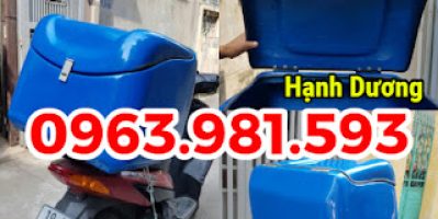 Thùng ship hàng cỡ trung, thùng chở hàng sau xe máy