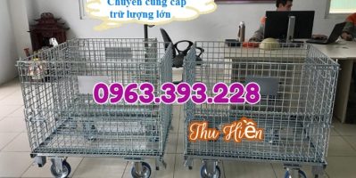 Xe đẩy hàng chuyên dụng, lồng thép trữ hàng giá rẻ