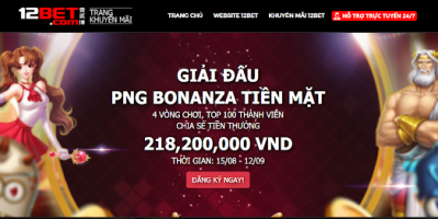 Săn 218 Triệu từ 12Topaz-Tour đấu Game Bonanza (15/8-12/9)