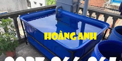 Thùng nhựa hình chữ nhật nuôi tôm,thùng nhựa nuôi cá giống, giá thùng công nghiệp