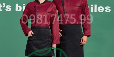 Mẫu đồng phục nhà bếp có thiết kế đẹp, giá rẻ được ưa chuộng nhất hiện nay
