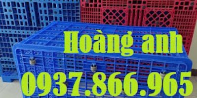 Sọt nhựa rỗng dùng giao hàng nhanh, sóng nhựa có bánh xe, sọt nhựa dùng trong ngành da dày