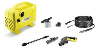 Bơm áp lực rửa xe với thiết kế đầu phun 360 độ