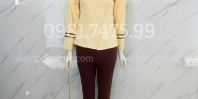 Mẫu đồng phục buồng phòng khách sạn kiểu dáng thời trang, chất liệu bền đẹp