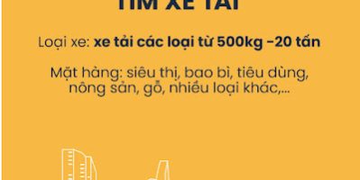 Cần tìm xe tải giao hàng