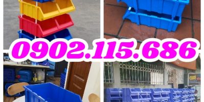 Giá kệ đựng vật tư, khay đựng linh kiện điện tử, kệ dụng cụ, khay nhựa xếp chồng, khay nhựa chống t