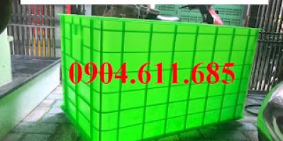 Thùng nhựa đặc có bánh xe, thùng nhựa đặc 5 bánh xe