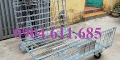 Lồng sắt, lồng trữ hàng, lồng lưới thép, xe lồng thép mã kẽm, sọt sắt trữ hàng
