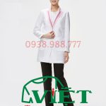 Mẫu áo Blouse trắng dài tay đẹp, thiết kế chuẩn Thông tư