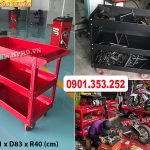 Tủ đựng thiết bị sửa xe, đồ nghề xe máy loại 3 ngăn