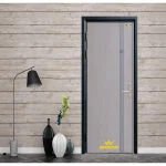 Cửa thép vân gỗ Deluxe – Mẫu cửa 1 cánh đẹp