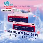 China Airlines mở chuyến bay đêm TP.HCM – Đài Bắc tiết kiệm thời gian bay