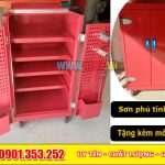 Tủ đựng đồ nghề sửa xe máy 2 cánh 5 ngăn