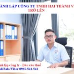 Thủ tục thành lập công ty TNHH hai thành viên trở lên