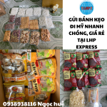 Gửi bánh kẹo đi Mỹ giá rẻ tại Long Hưng Phát Express