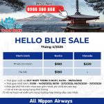 Tháng 4 cùng All Nippon Airways chào đón “Hello Blue Sale”